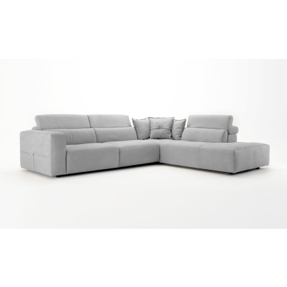 VIG Furniture Light Grey Sectional Sofa SKU VGCC-GRANDE-RAF-LTGRY-SECT - Product ID 80560
