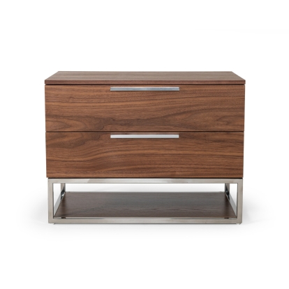 VIG Furniture Walnut Nightstand SKU VGBBMB1502-NS - Product ID 77931