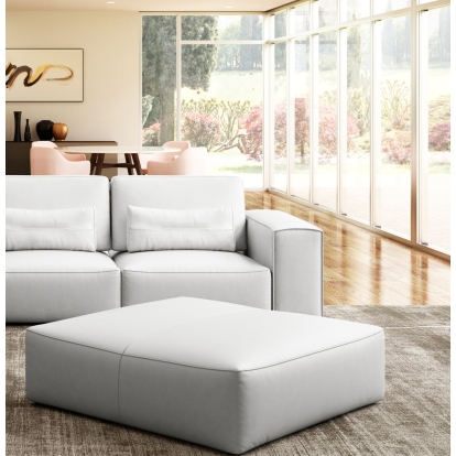 VIG Furniture White Ottoman SKU VGCC-HOLLYWOOD-WO - Product ID 79423