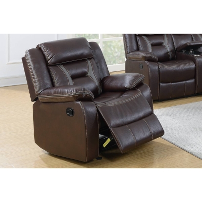 Poundex Glider Recliner Model F6796