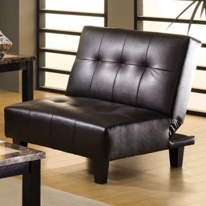 Furniture of America Belmont Contemporary Leatherette Espresso Chair Model CM2565S-PU-CH