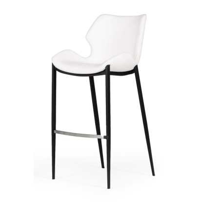 VIG Furniture White Bar Stool SKU VGHR5409B-WHT - Product ID 77237Z