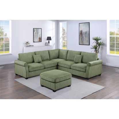 Poundex 4-Pcs Sectional Model F8820