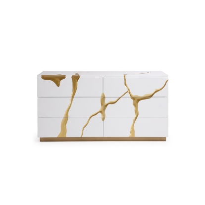 VIG Furniture White Dresser SKU VGVC-J1801-D-L-B-W - Product ID 80127