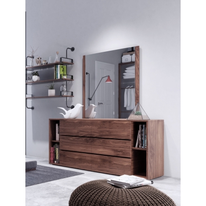 VIG Furniture Walnut Dresser SKU VGMABR-55-DRS-SET - Product ID 74155