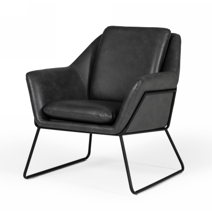 VIG Furniture Grey Lounge Chair SKU VGBNEC-090-DKGRY - Product ID 76344