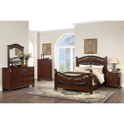 Poundex California King Bed Model F9585CK