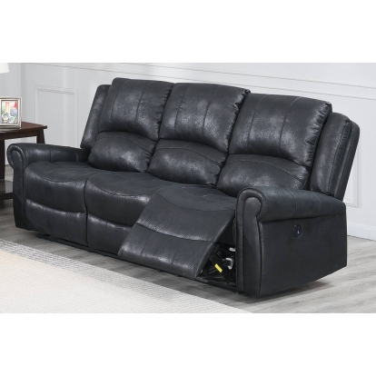 Poundex Power Reclining Sofa Model F86236