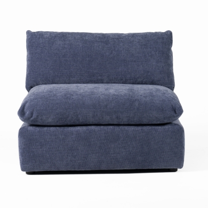 VIG Furniture Blue Sectional Sofa SKU VGKK-KF.8035-1.5SEAT-NAVY - Product ID 81137