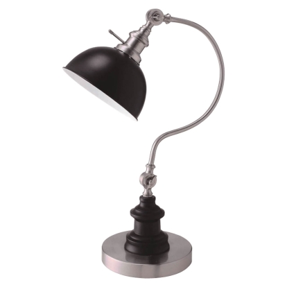 Briar Stain Nickel Table Lamp Model L731180SV-T by Furniture of America