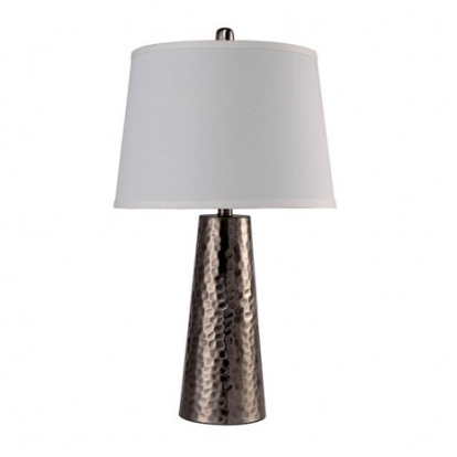 Furniture of America Luz Contemporary Metal Silver Table Lamp Model L731199SV