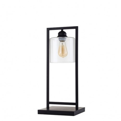 Furniture of America Zoe Contemporary Metal Black Table Lamp Model L731201