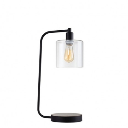 Furniture of America Sam Contemporary Metal Black Table Lamp Model L731205