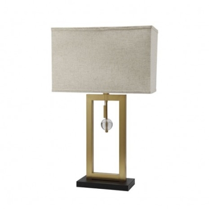 Furniture of America Tara Contemporary Metal Gold Table Lamp Model L731206G