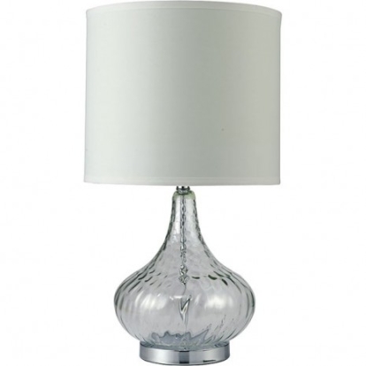 Furniture of America Donna Contemporary Glass Clear Table Lamp Model L731207CL