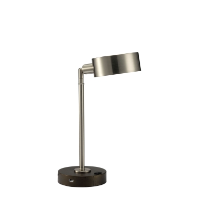 Gail Stain Nickel Table Lamp Model L73838SN by Furniture of America