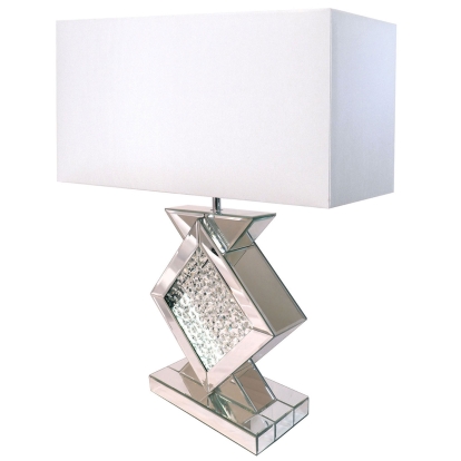 Desma Champagne/White Table Lamp Model L74017 by Furniture of America