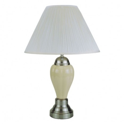 Furniture Of America Niki Traditional Ceramic Ivory Table Lamp (6/Box) | L76117IV-6PK