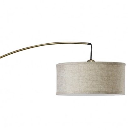 Furniture of America Jess Contemporary Marble Metal Antique Gold Arch Lamp Model L76931AB