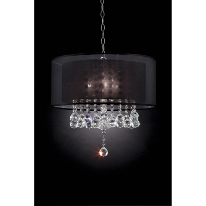 Ivy Chrome Ceiling Lamp Model L9150H by Furniture of America
