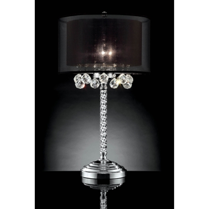 Ivy Chrome Table Lamp Model L9150T by Furniture of America