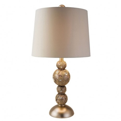 Furniture Of America Sage Traditional Polyresin Gold Table Lamp | L9269T