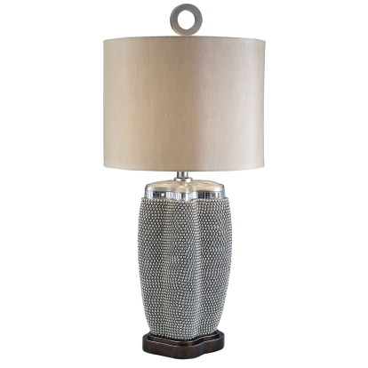 Sylvia Chrome Table Lamp Model L94240T by Furniture of America