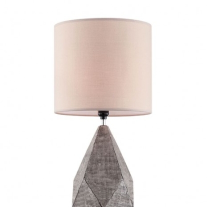 Furniture Of America Zoe Contemporary Metal Silver Table Lamp | L9503T