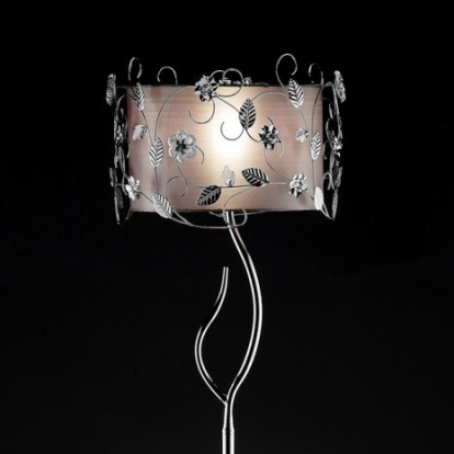 Furniture of America Elva Glam Metal Silver-Chrome Floor Lamp Model L95121F