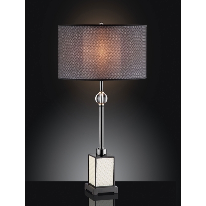 Magda Black/Chrome Table Lamp Model L95133T by Furniture of America