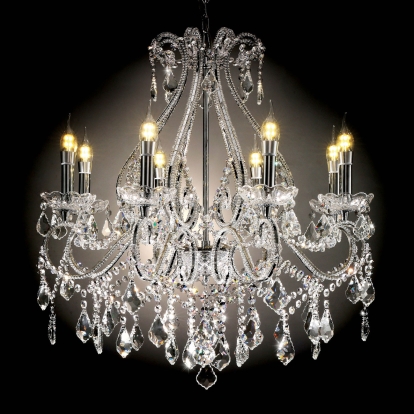 Jen Clear Ceiling Lamp Model L9802H by Furniture of America