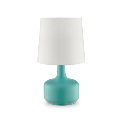 Farah Teal 17"H Matte Teal Table Lamp Model L9819TL by Furniture of America