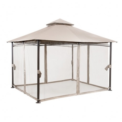 Furniture of America Gordola Transitional Fabric Metal Brown Outdoor Canopy 13' X 10' Model LA-A001BR