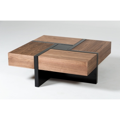 VIG Furniture Walnut Coffee Table SKU VGBBLE624E - Product ID 73202A