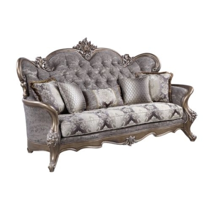ACME Elozzol Sofa With 5 Pillows Model LV00299