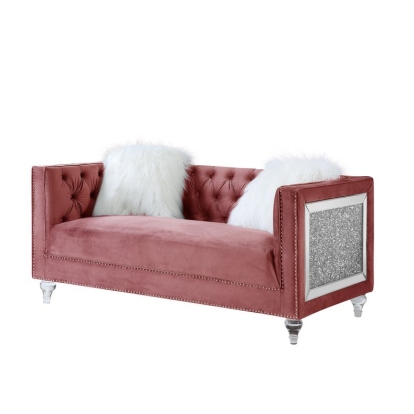 ACME Heibero II Loveseat With 2 Pillows Model LV00328