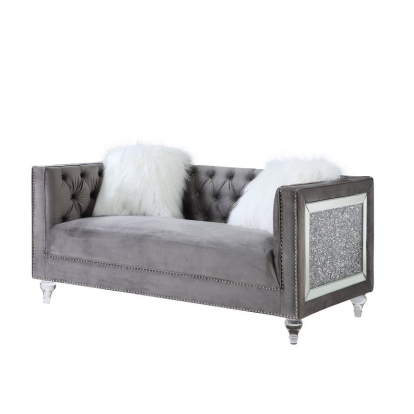 ACME Heibero II Loveseat With 2 Pillows Model LV00331