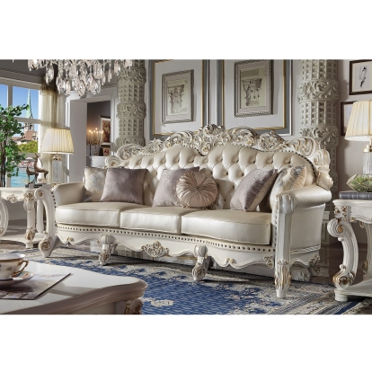 ACME Vendome Oversized Sofa With 6 Pillows Model LV01525