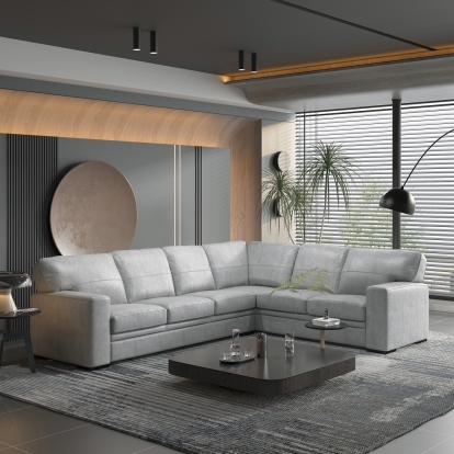 ACME Goma Sectional Sofa With Sleeper Model LV02195