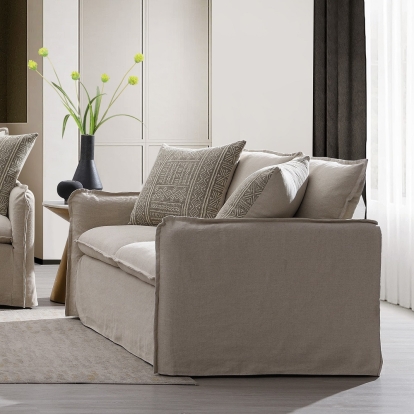 ACME Upendo Loveseat With 2 Pillows Model LV03081