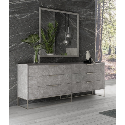 VIG Furniture Grey Dresser SKU VGACMARBELLA-GRY-DRS - Product ID 76852