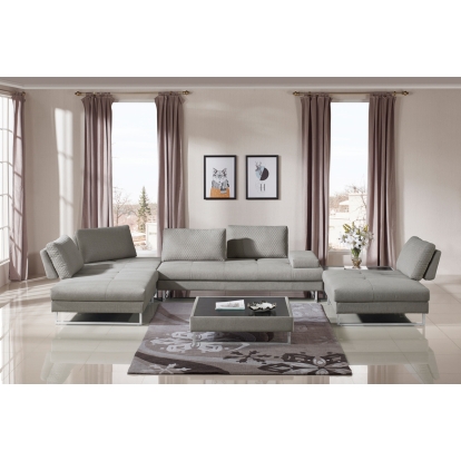 VIG Furniture Grey Sectional Sofa SKU VGMB-1766-GRY - Product ID 74040
