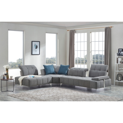 VIG Furniture Grey Sectional Sofa SKU VGMB-1808-GRY - Product ID 74742