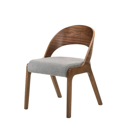 VIG Furniture Walnut Dining Chair SKU VGMAMI-836-GRY - Product ID 75428Z