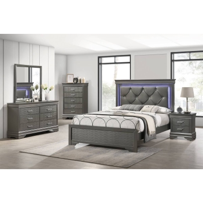 Poundex Eastern King Bed Model F9640EK