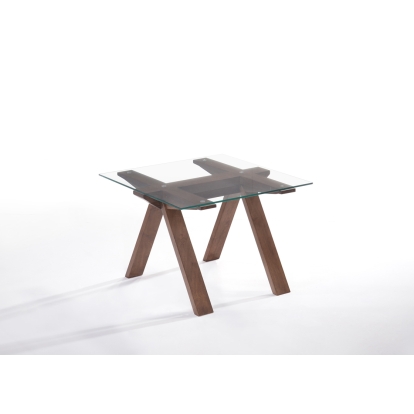 VIG Furniture Clear Glass End Table SKU VGMAMIT-1121-ET - Product ID 72445