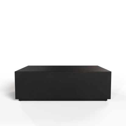 Modrest Fresno - Modern Black Concrete Coffee Table Coffee Table Black furniture-00181856 Vig Furniture VGGR-689980-BLK