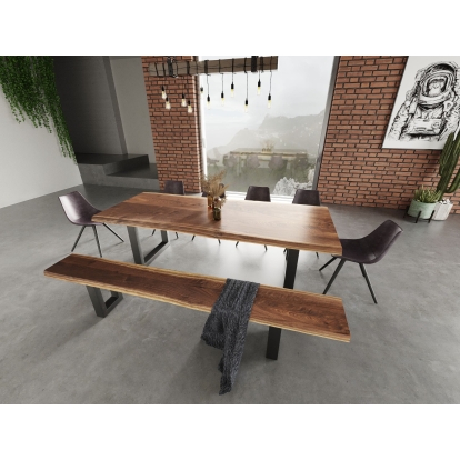 VIG Furniture Dark Brown Bench SKU VGEDPRO220004-LG - Product ID 77713