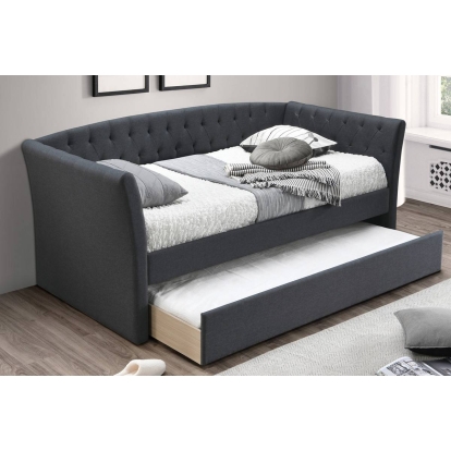 Poundex Day Bed With Slats + Trundle Model F9451