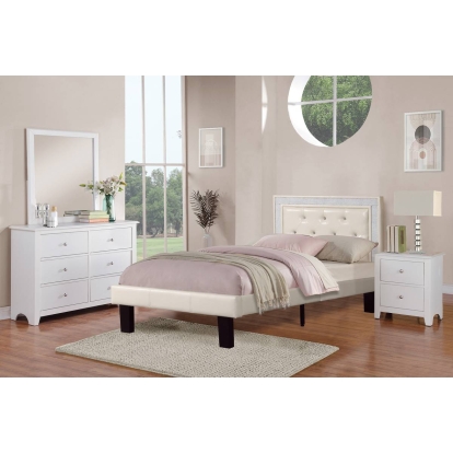 Poundex Twin Bed Model F9374T